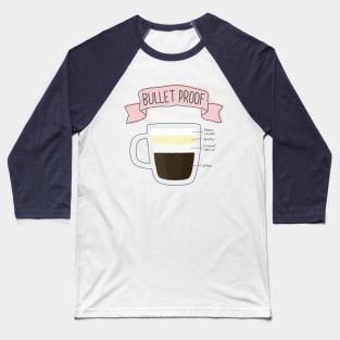 How to Make Bulletproof Coffee Keto Diet Baseball T-Shirt